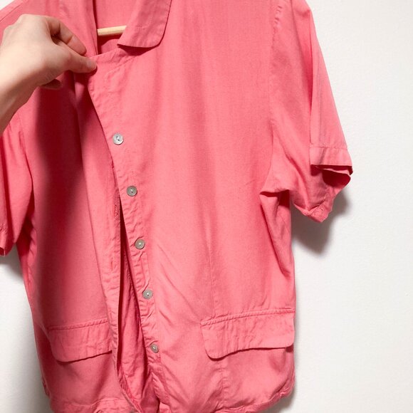 3 FOR $15 Vintage pink button down shirt - Picture 7 of 13